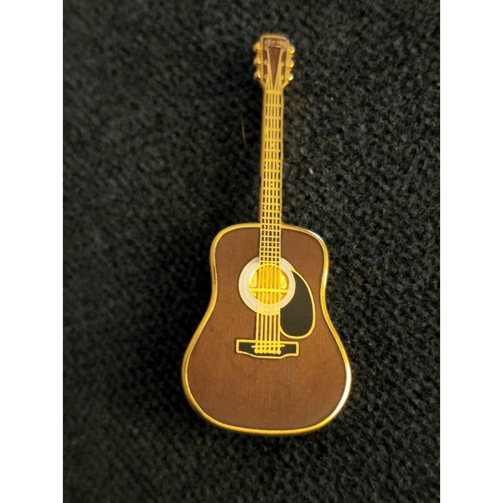 Future Primitive Guitar Acoustic Metal Brooch Pin Souvenir Collectable USA